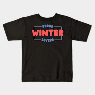 Proud Winter Lovers aespa Kids T-Shirt